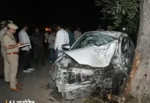 भिवानी में शादी से लौटते समय दर्दनाक हादसा, पेड़ से भिड़ी कार; युवक की इलाज के दौरान मौत Bhiwani News