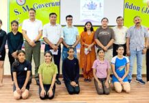 अंतर-महाविद्यालय योग (महिला) टीम के लिए हुआ चयन CRSU Yoga Trials