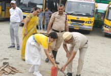 सेवा संकल्प अभियान के अंतर्गत दमकल कर्मचारियों ने की मॉक ड्रिल Safidon Fire Safety