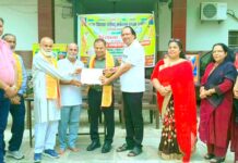 भारत विकास परिषद सर्पदमन शाखा ने मनाया शिक्षक दिवस Safidon News