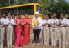 श्रद्धा और उल्लास के साथ जे.डी. इंटरनेशनल स्कूल में हुआ गणेश विसर्जन Environmental Awareness