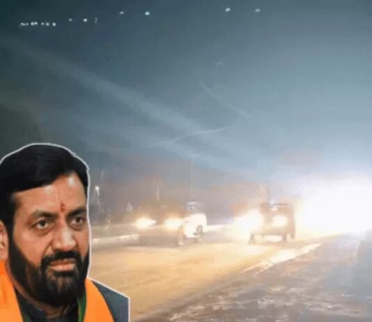 रेवाड़ी में 2 KM तक अंधेरे में गुजरा CM सैनी का काफिला, स्ट्रीट लाइटें बंद; PWD-नगर परिषद में जिम्मेदारी को लेकर असमंजस Nayab Singh Saini