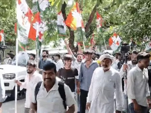 चंडीगढ़ में हरियाणा युवा कांग्रेस का प्रदर्शन, CM आवास घेरने निकले कार्यकर्ता; राहुल गांधी पर FIR और HKRN के मुद्दे पर विरोध Haryana Youth Congress Protest