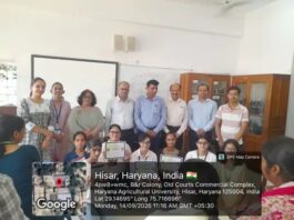 गुरु गोरखनाथ गवर्नमेंट कॉलेज में नशा जागरूकता पर प्रतियोगिता, मनिष्का ने पाया पहला स्थान Guru Gorakhnath Government College