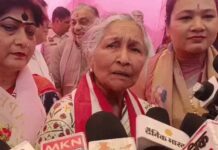 भिवानी में सावित्री जिंदल ने स्थापित किया 111 फीट ऊंचा अग्र ध्वज, समाज से एकजुट रहने की अपील Bhiwani news