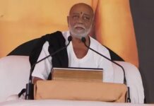 कुरुक्षेत्र में आज मोरारी बापू की रामकथा, भारत स्वस्तिक यात्रा में दो विशेष ट्रेनों से आ रहे 900 श्रद्धालु Morari Bapu
