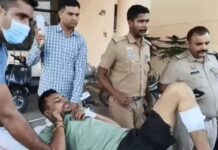 कुरुक्षेत्र में पुलिस और नशा तस्करी के आरोपी के बीच मुठभेड़, गोली लगने से आरोपी घायल; 20 लाख का चिट्टा बरामद, साथी गिरफ्तार Kurukshetra News
