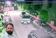 भाजपा नेता के घर के बाहर से गाड़ी गायब, क्रेटा में पहुंचे तीन संदिग्ध CCTV में कैद Bahadurgarh Car Theft