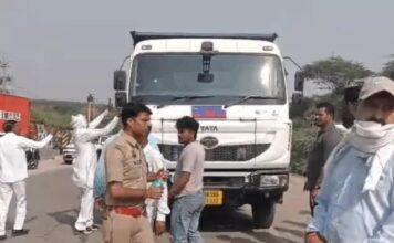भाखरी गांव में कूड़ा निस्तारण केंद्र का विरोध तेज, ग्रामीणों ने डंपर रोके; पुलिस बल तैनात Bhakhri Village