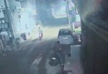 रात के अंधेरे में बाइक लेकर रफूचक्कर हुए दो युवक, CCTV में कैद हुई पूरी करतूत Faridabad News